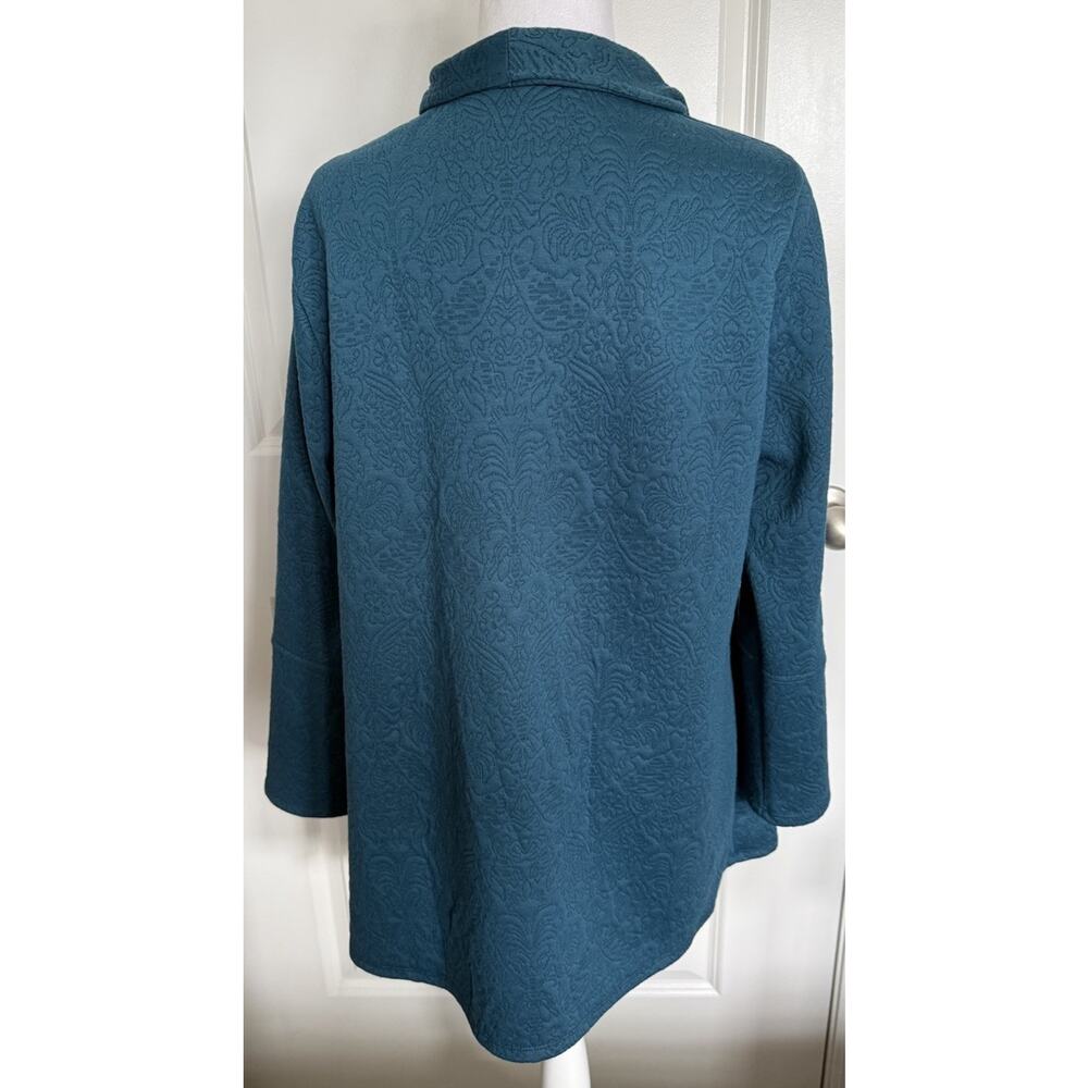 Ruby Rd. Petite Large Textured Open Front Jacket … - image 4